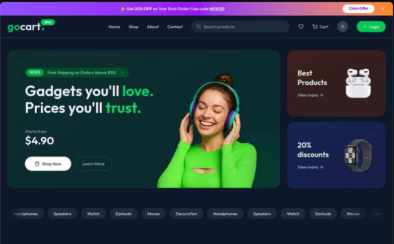 Globekart — project screenshot